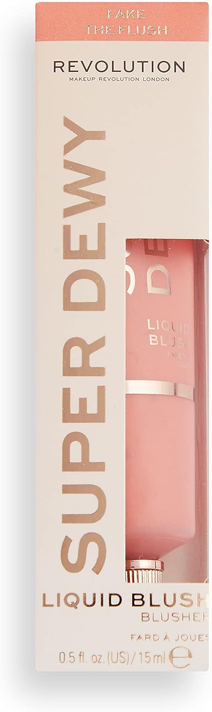 Revolution Super Dewy Liquid Blush Blusher Fake The Flush