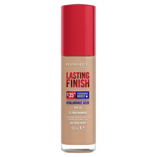 Rimmel Lasting Finish 35HR Hydrating Boost Foundation 103 True Ivory
